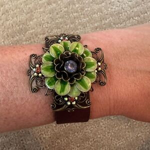 Liz Palacios Leather Fashion Bracelet